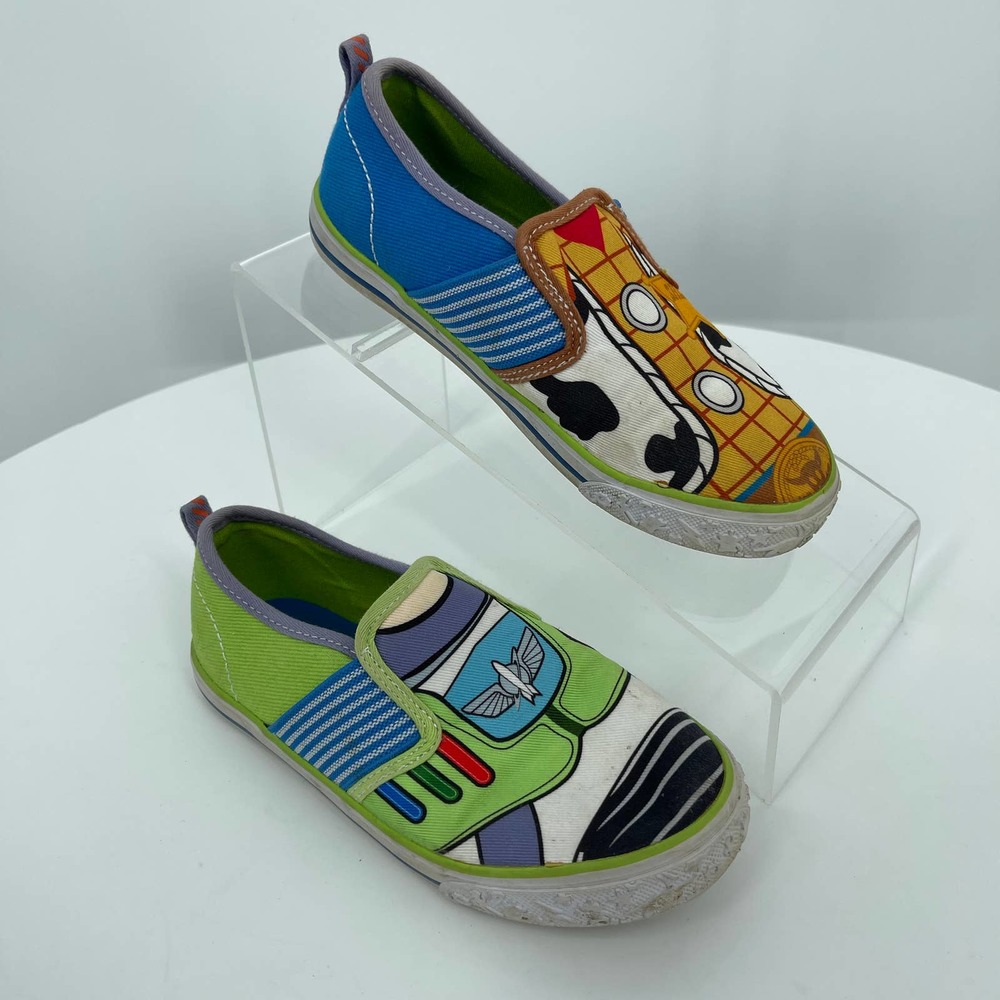 ToyStory Buzz and Woody Toddler Slip on Shoes Size 12